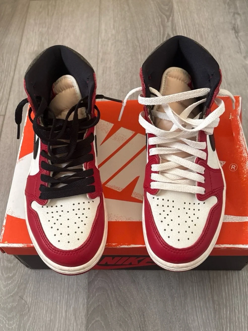 Jordan 1 Retro High OG chicago ‘Lost & Found’' sneakers #jordan #bred